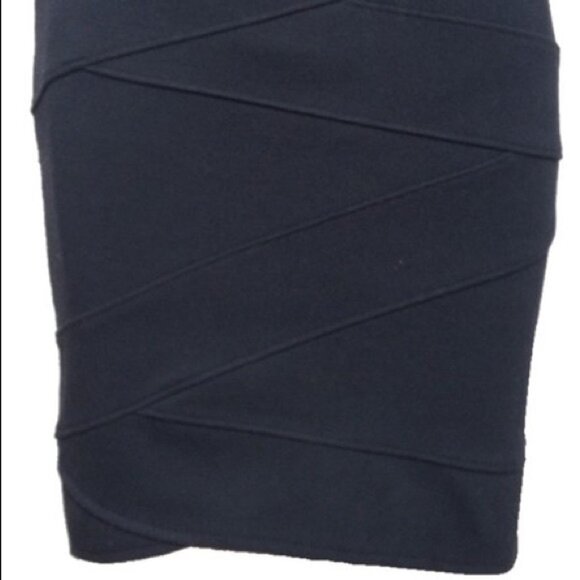 Silence + Noise Banded Black Mini Bandage Skirt Urban Outfitters Size S 90's Y2K - Picture 3 of 8